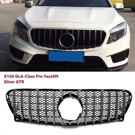 Mercedes X156 W156 Mercy GLA Class Grille Hidung Chrome Diamond GTR