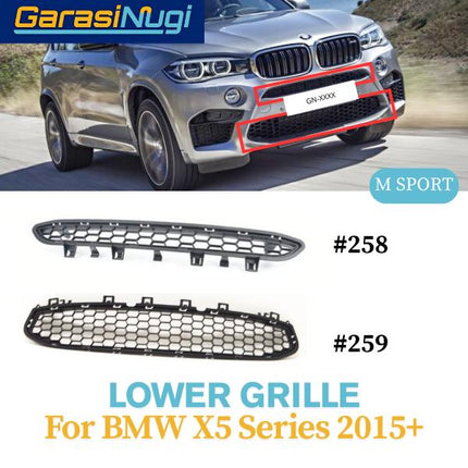 Lower Grille For BMW F85 F15 Grill Cover Bumper Bawah X5 M