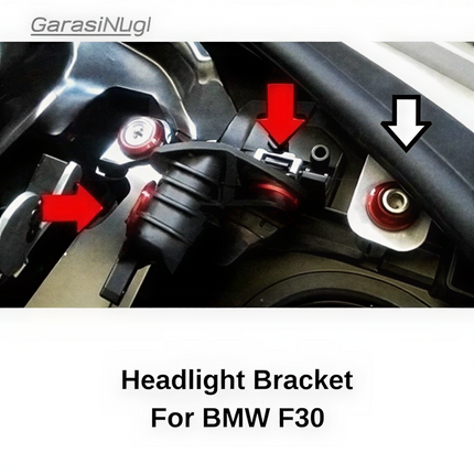 Headlight Bracket For BMW F30 Front Mount Breket Lampu Depan 320