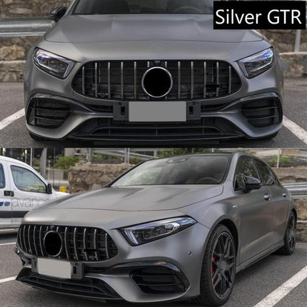 Mercedes W177 Mercy A Class Grill Hidung Chrome Grille Diamond GTR AMG