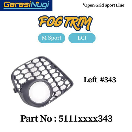 Fog Trim For BMW E70 Panel Lampu Kabut X5