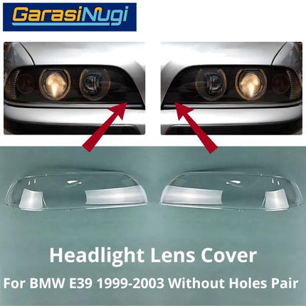 Mika Headlight For BMW E39 Lens Kaca Cover Lampu Depan 520 1999-2003