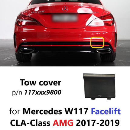 Lubang Towing Mercy W117 Bumper Tow Derek Cover Mercedes CLA 45 200