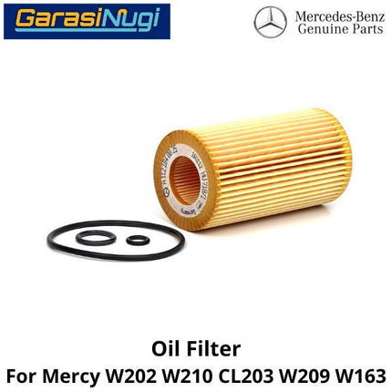 Original Oil Filter For Mercy W202 W210 W209 W163 Saringan Filter C200 ML