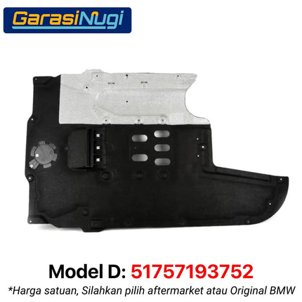 Underfloor Coating Center For BMW F10 F01 Floor Deck Cover Pelapis Lantai Diesel Petrol 520