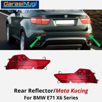 Reflector For BMW E71 E72 Mata Kucing Trim Rear Belakang X6