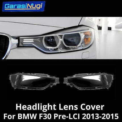 For BMW F30 Pre-LCI Mika Headlight Lens Kaca Cover Lampu Depan 320 2013-2015