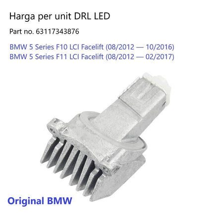 BMW F10 F07 DRL LED Angel Eyes Halo Light Module Lampu Bulat Senja 520