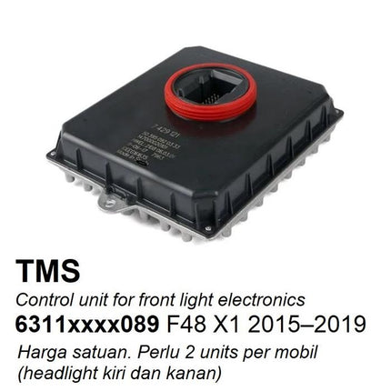 TMS DRL For BMW F48 Headlight Module Ballast Lampu 63117492089 X1