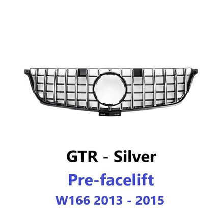 Mercedes W166 Mercy GLE ML Class Grille Hidung Chrome Diamond GTR