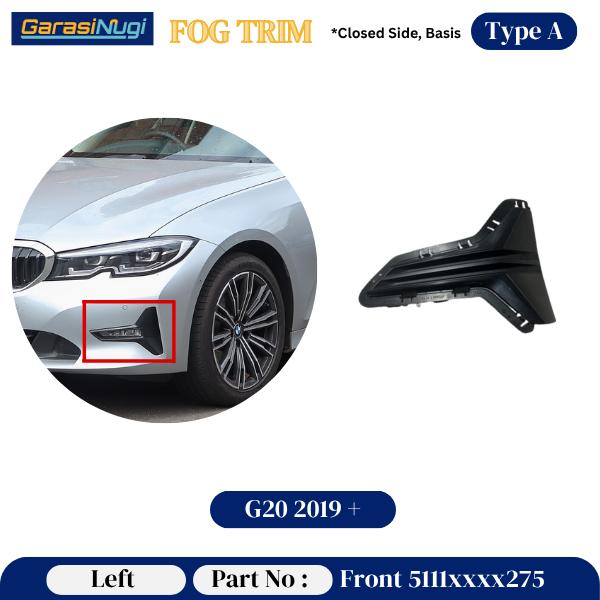 Fog Trim For BMW G20 G30 Panel Lampu Kabut 320
