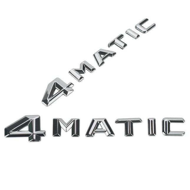 Mercedes Rear Emblem 4MATIC Bagasi Belakang Mercy Tulisan Model Trim