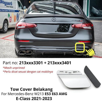 Lubang Towing Mercy W213 Bumper Tow Derek Cover Mercedes E300 E350 E400