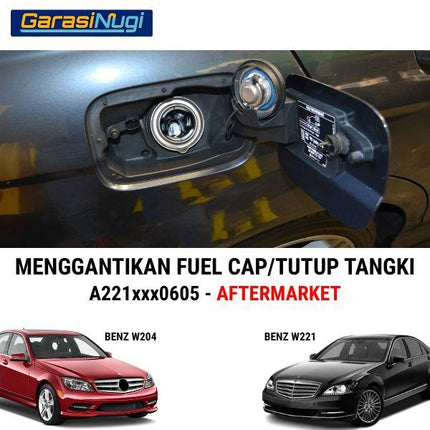 Fuel Tank Cap Mercy W221 W203 W204 Tutup Tali Tangki BBM S350