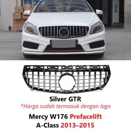 Mercedes W176 Prefacelift Grill Chrome Grille Diamond GTR Mercy A200 2013-2015