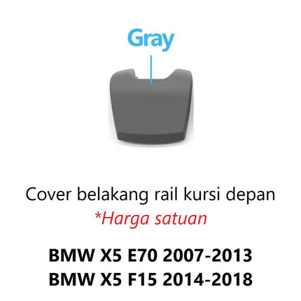 Rear Seat Track Cover For BMW E70 F15 Tutup Kaki Rail Kursi Belakang X5