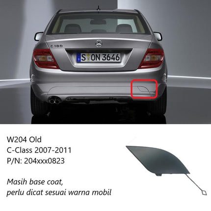 Lubang Towing Bumper Tow Derek Cover Mercy W204 Mercedes C200 AMG