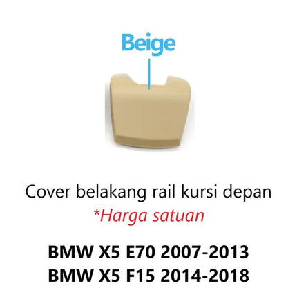 Rear Seat Track Cover For BMW E70 F15 Tutup Kaki Rail Kursi Belakang X5
