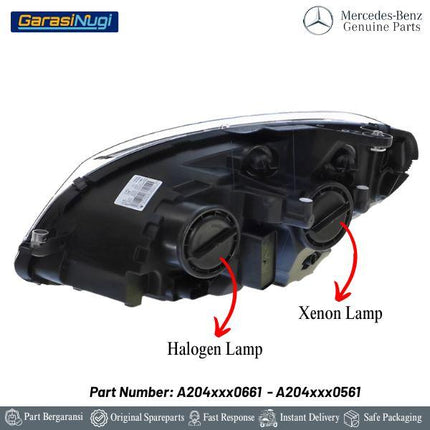 Headlamp For Mercy W204 Lampu Depan Headlight Front Lighting C200 C250