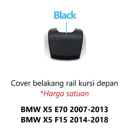 Rear Seat Track Cover For BMW E70 F15 Tutup Kaki Rail Kursi Belakang X5