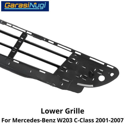Lower Grille Mercy W203 Grill Cover Bumper Depan Bawah Mercedes C230