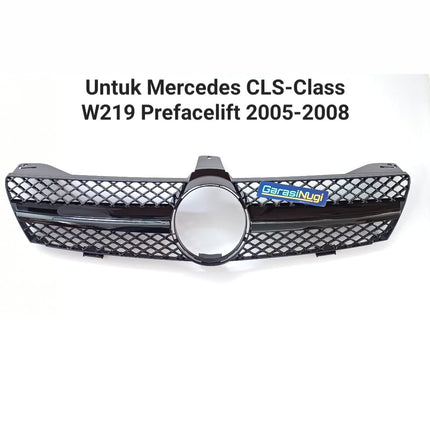 Mercedes W219 Mercy CLS Class Hidung Chrome Grille Diamond GTR AMG