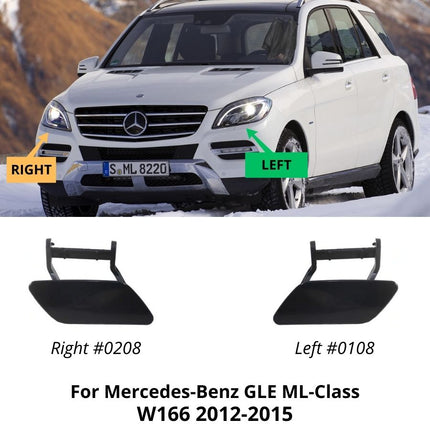 Washer Nozzle Cover Mercedes W166 Tutup Towing Lampu Bumper ML GLE