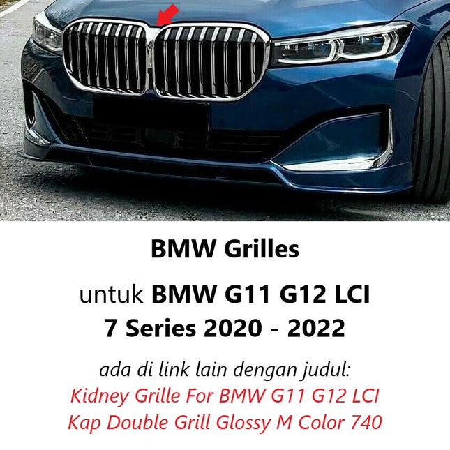 BMW Grill Kidney Grille Hidung Kap Double Glossy M Color G11 G12 740