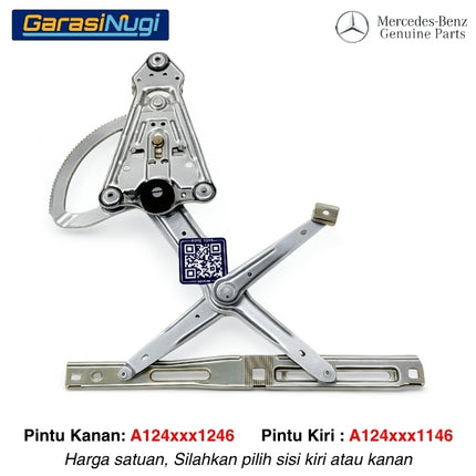 Window Regulator Mercy W124 Lift Pengatur Jendela Pintu Depan Power Window E230