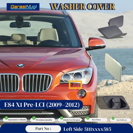 Cover Nozzle Washer For BMW E84 Pre LCI Tutup Lampu Bumper X1