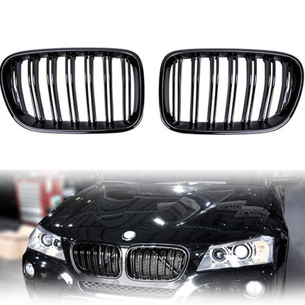 BMW Grill Kidney Grille Hidung Double Slat Carbon M Color F25 X3 X4