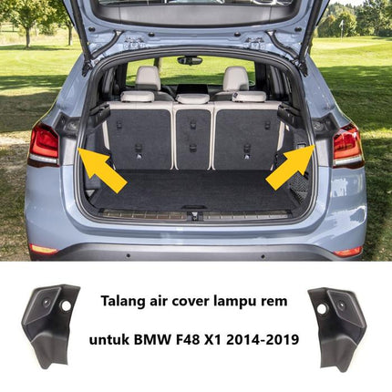 Tail Light Cover For BMW F48 Talang Air Tutup Lampu Rem X1 2014 - 2019