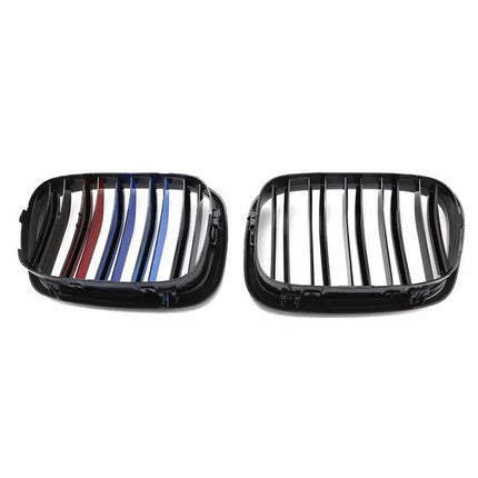 BMW Grill Kidney Grille Hidung Kap Double Slat Glossy M Color E39 520i