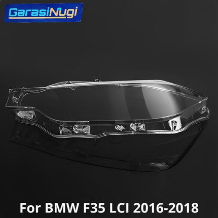 For BMW F30 LCI Mika Headlight Lens Kaca Cover Lampu Depan 320 2016-2018