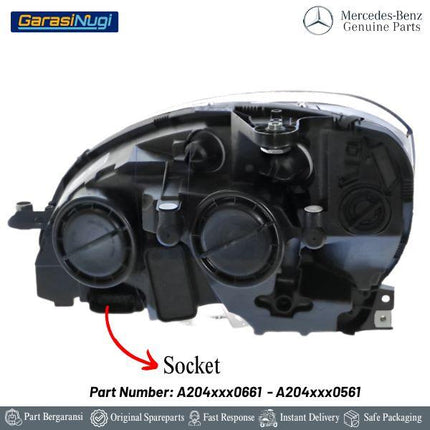 Headlamp For Mercy W204 Lampu Depan Headlight Front Lighting C200 C250
