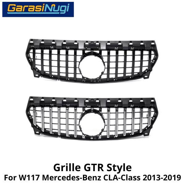 Grille Mercedes W117 Mercy CLA Grill Hidung Chrome GTR AMG 2013-2019