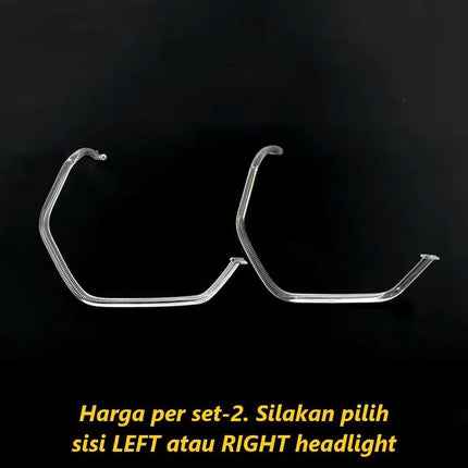DRL Guide Tube For BMW G05 G06 Angel Eyes LED Light Lampu Senja X5 X6