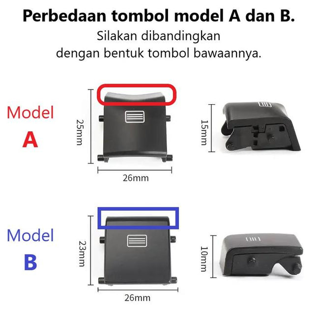 Mercy W166 W292 Tombol Buka Tutup Sunroof Button Mercedes GLE500 ML350