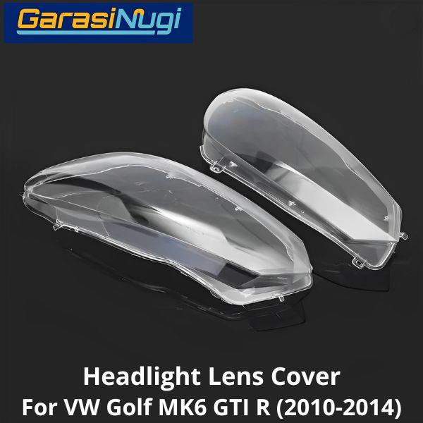 Mika Headlight VW Golf MK6 GTI R Lens Kaca Cover Lampu Depan 2010-2014