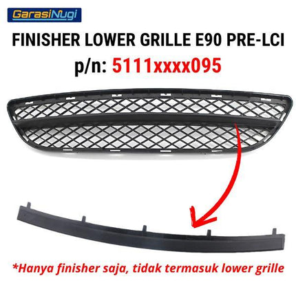 Lower Grille For BMW E90 Pre LCI Cover Bumper Bawah 320