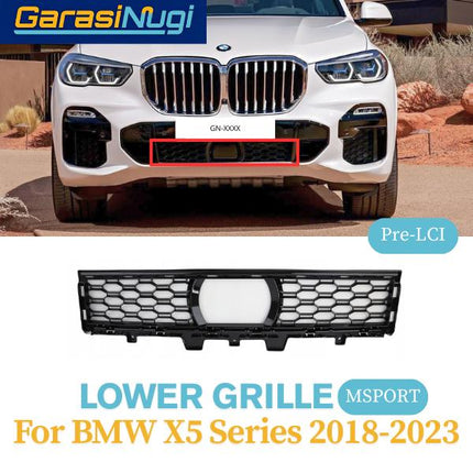 Lower Grille For BMW G05 Grill Cover Bumper Bawah X5