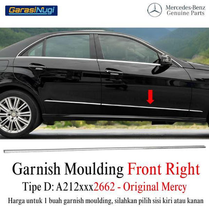 Chrome Stripe Mercy W212 Pre-FL Garnish Ledge Moulding Original E300