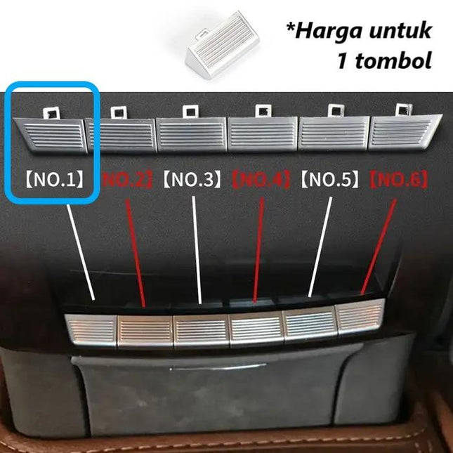 Tombol Konsol Rear AC Button Belakang Mercedes W221 Mercy S350 S500