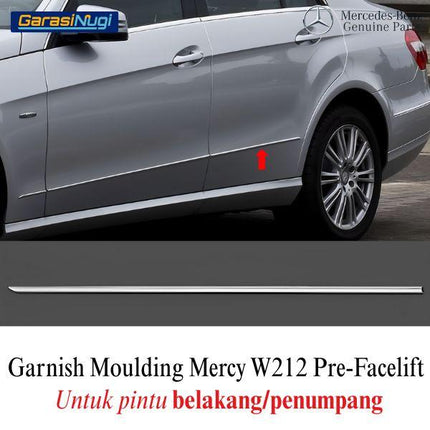 Chrome Stripe Mercy W212 Pre-FL Garnish Ledge Moulding Original E300