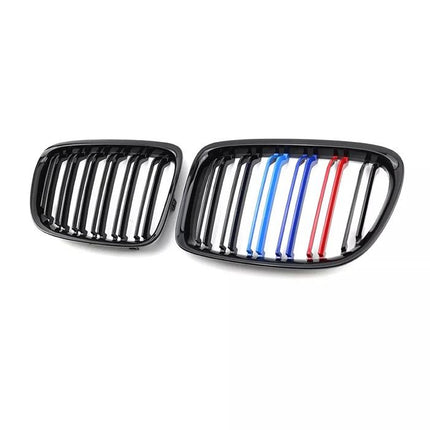 BMW Grill Kidney Grille Hidung Kap Double Slat Glossy M Color E84 X1