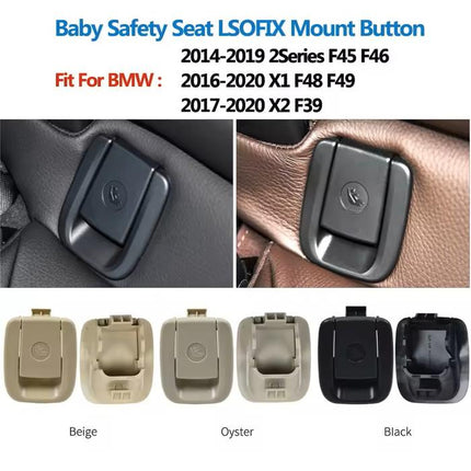 ISOFIX Cover For BMW F48 F39 F46 Tutup Kursi Anak Rear Seat X1 X2 218