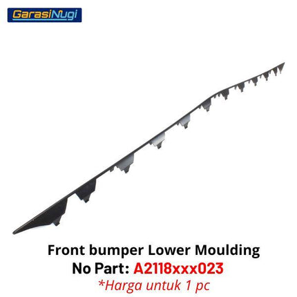 Mercedes W211 Pre-FL Front Bumper Lower Moulding Strip Avantgarde E200