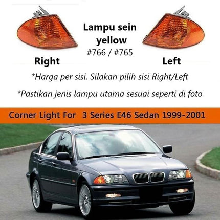 BMW E46 Lampu Sein Kuning Putih Titanium Sen Depan Turn 320 1999-2005