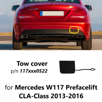 Lubang Towing Mercy W117 Bumper Tow Derek Cover Mercedes CLA 45 200