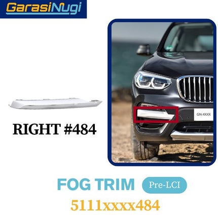 Fog Trim For BMW G01 Panel Lampu Kabut X3